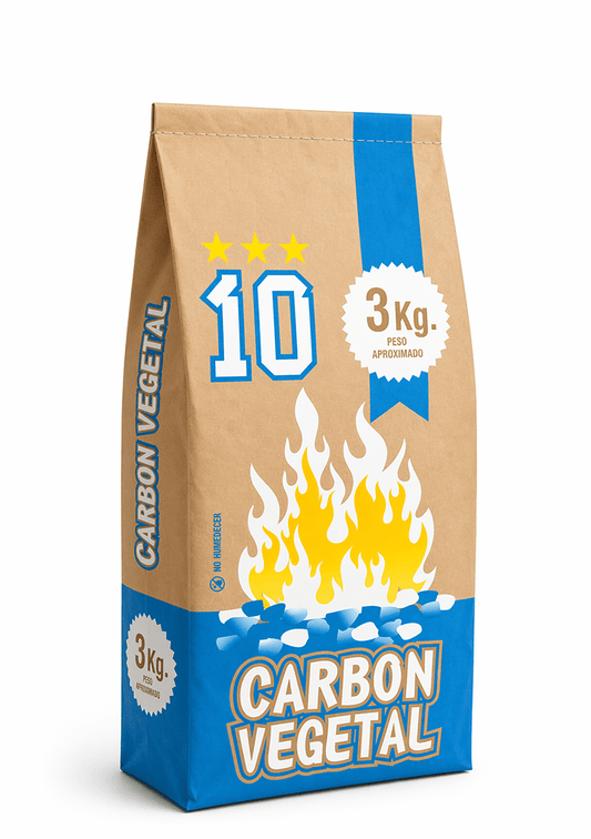 BOLSA FC CARBÓN 3KG ARGENTINA - PACK x300 BOLSAS