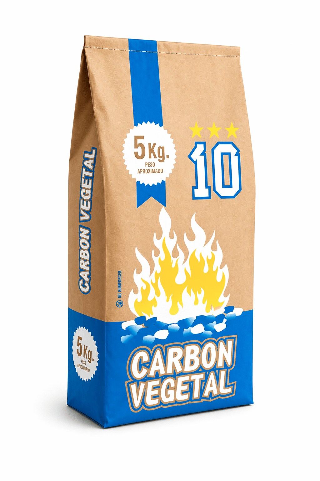 BOLSA FC CARBÓN 5KG ARGENTINA - PACK x300 BOLSAS