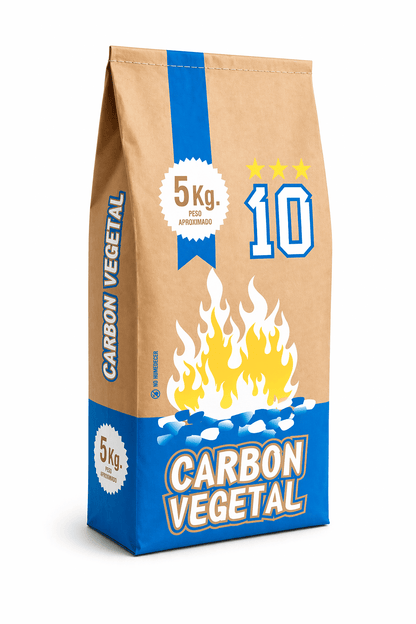 BOLSA FC CARBÓN 5KG ARGENTINA - PACK x300 BOLSAS