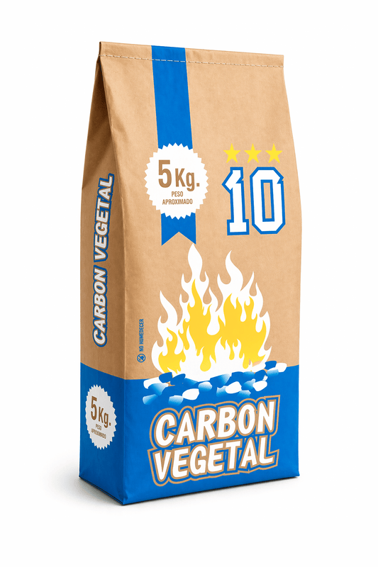 BOLSA FC CARBÓN 5KG ARGENTINA - PACK x300 BOLSAS