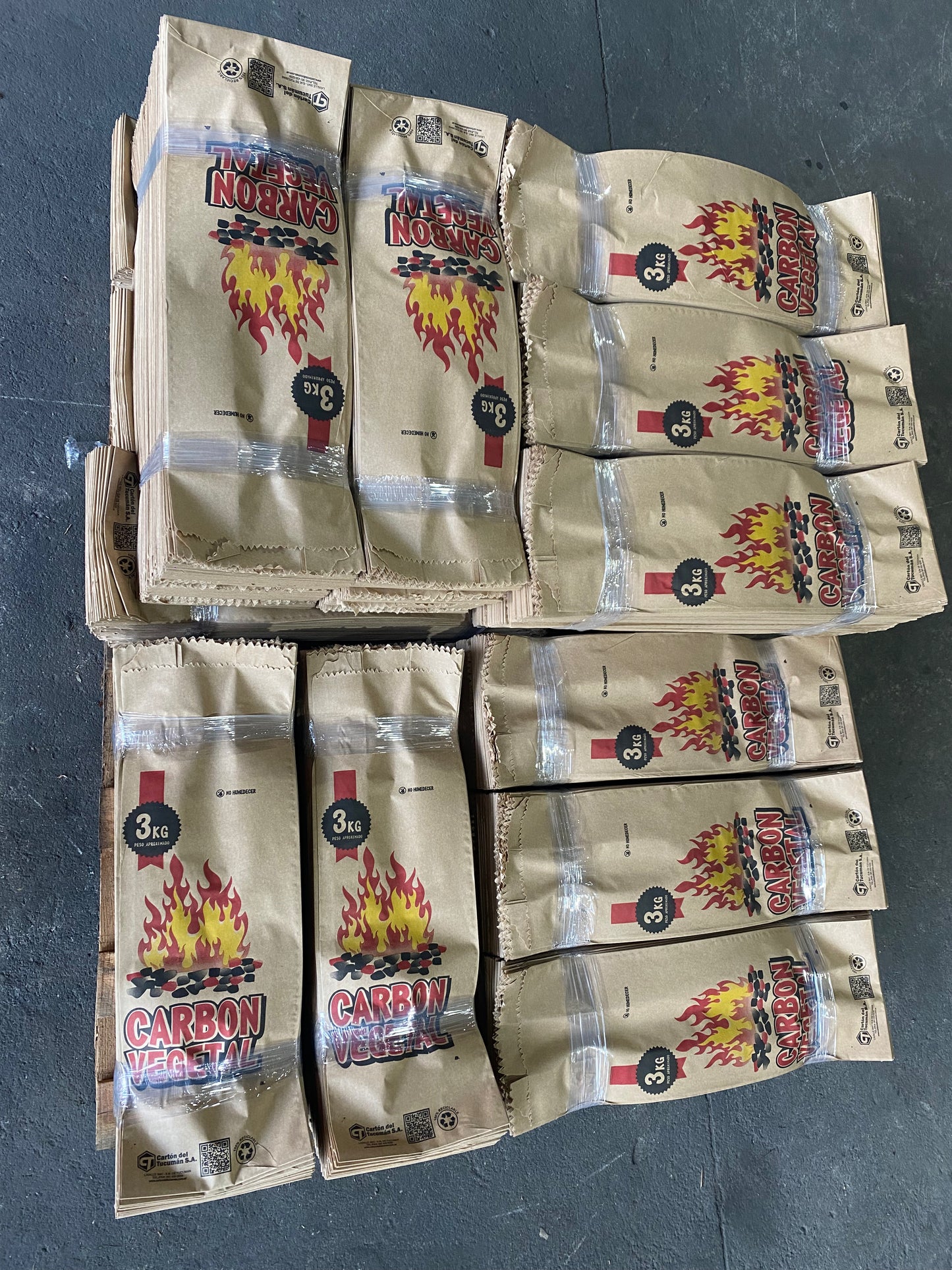 BOLSA FONDO AMERICANO CARBÓN 3KG - PACK x400 BOLSAS
