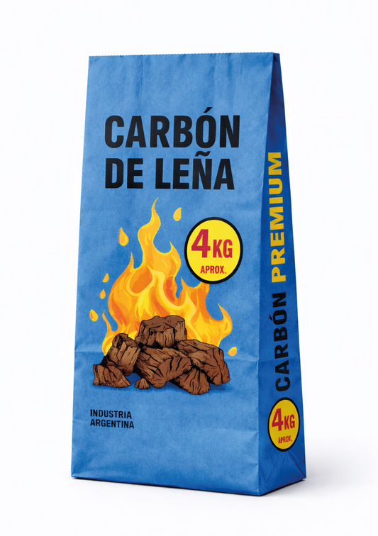 BOLSA FC CARBÓN 4KG PREMIUM - PACK x300 BOLSAS